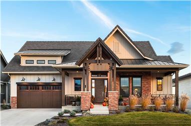 3-Bedroom, 2346 Sq Ft Ranch House Plan - 161-1167 - Front Exterior