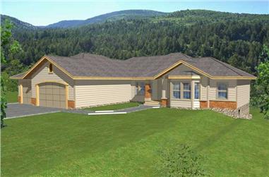 1-Bedroom, 4823 Sq Ft Contemporary Home Plan - 162-1003 - Main Exterior