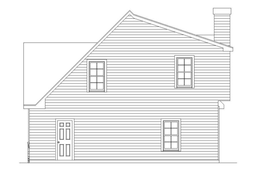 Home Plan Right Elevation of this 4-Bedroom,6765 Sq Ft Plan -163-1027