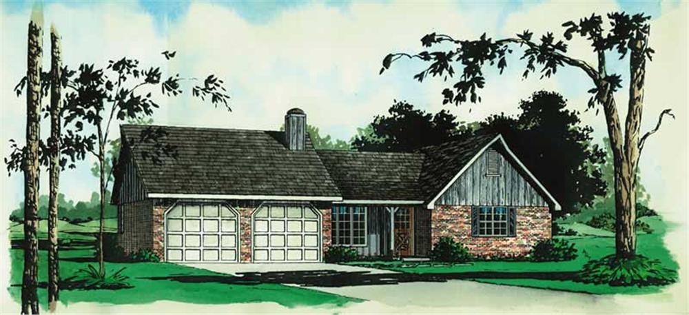 Main image for Ranch homeplans # 1740