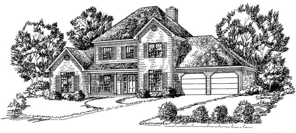 Main image for Country house plan # 1856