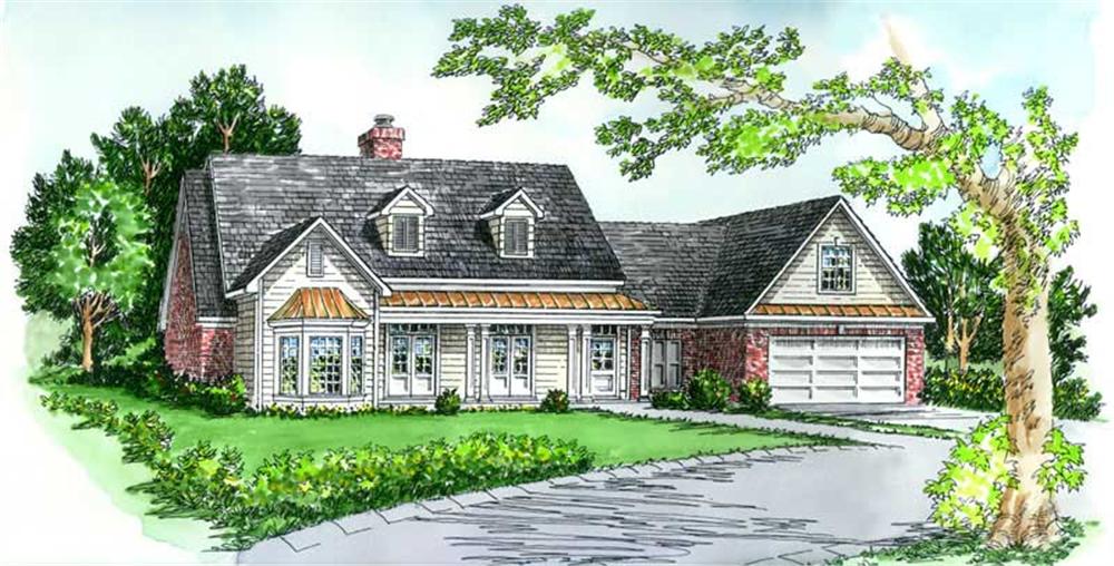 Main image for house plan # 1838