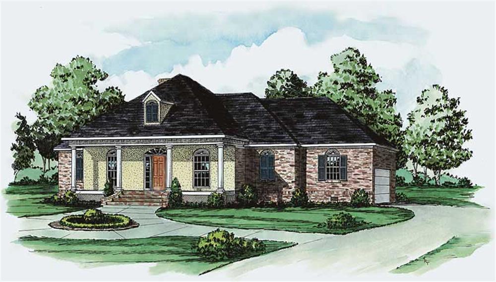 Main image for traditional house plan # 1842