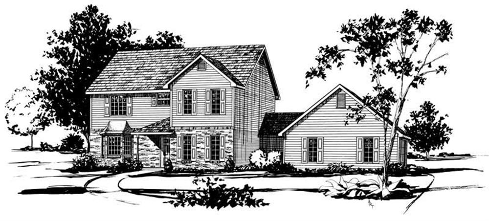 Main image for Country Home Plans # 1858