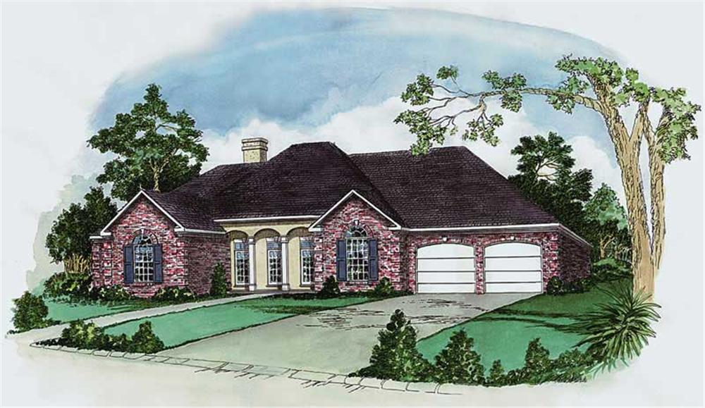 Main image for house plan # 1833