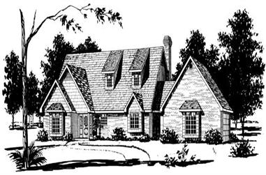 4-Bedroom, 2414 Sq Ft Country House Plan - 164-1143 - Front Exterior