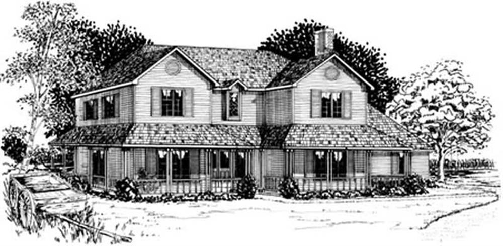 Main image for Country house plan # 1888