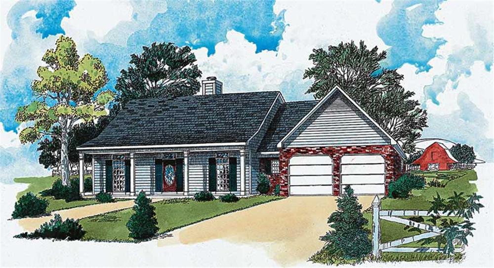 Main color image for traditional houseplan # 1789