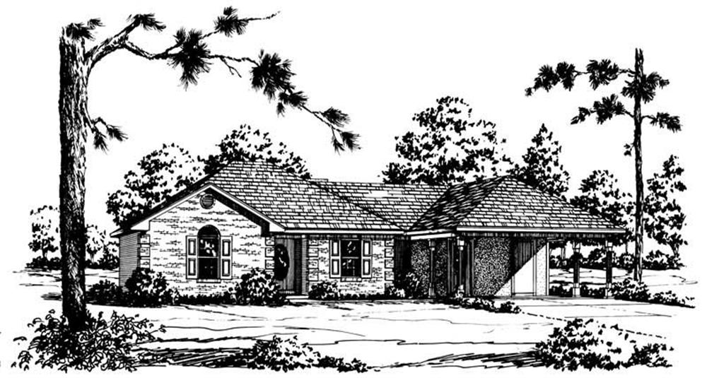 Main image for Ranch Homeplans # 1759