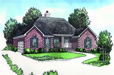 2-Bedroom, 1140 Sq Ft Georgian Home Plan - 164-1223 - Main Exterior