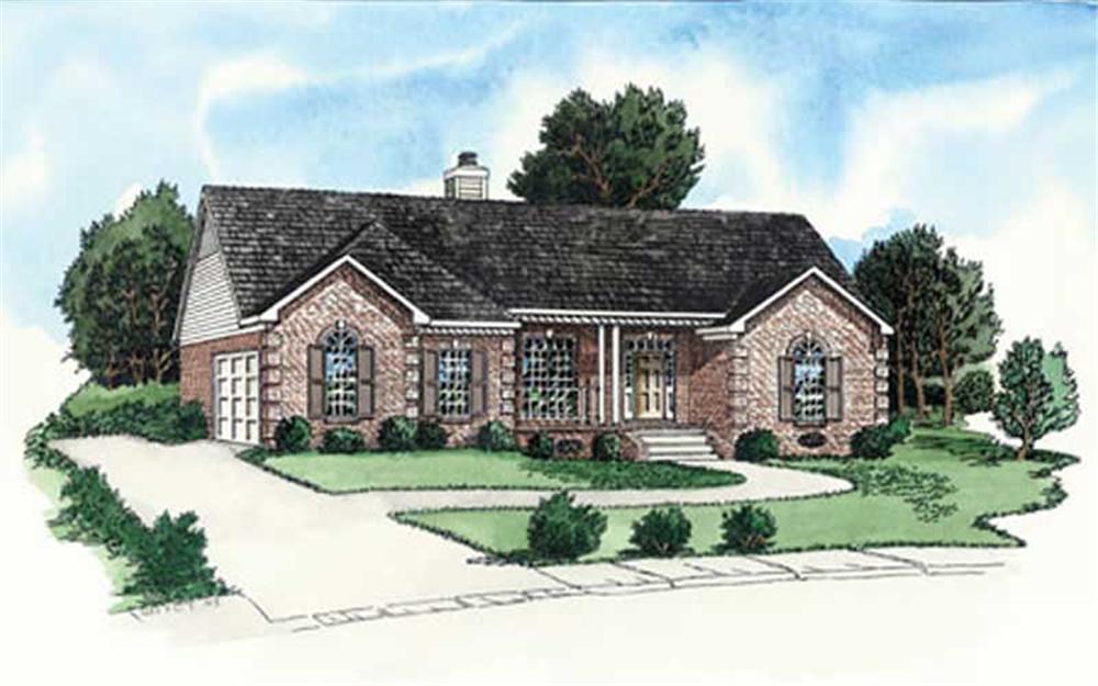 Main image for house plan # 9161