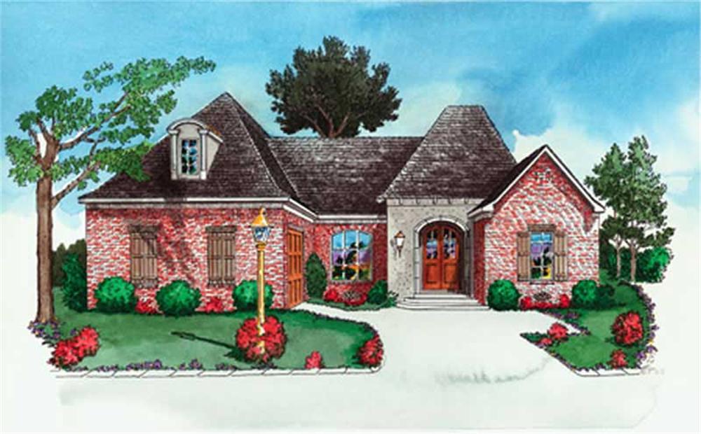 Main image for French house plan # 10341