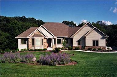 4-Bedroom, 4106 Sq Ft Country Home Plan - 165-1003 - Main Exterior