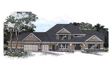 3-Bedroom, 3013 Sq Ft Cape Cod House Plan - 165-1041 - Front Exterior