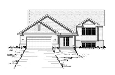 2-Bedroom, 1298 Sq Ft Country House Plan - 165-1071 - Front Exterior