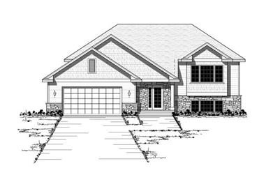 2-Bedroom, 1298 Sq Ft Country House Plan - 165-1097 - Front Exterior