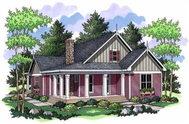 3-Bedroom, 1811 Sq Ft Bungalow House Plan - 165-1105 - Front Exterior