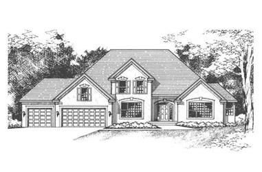 3-Bedroom, 2691 Sq Ft Cape Cod House Plan - 165-1139 - Front Exterior