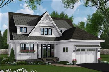 4-Bedroom, 2652 Sq Ft Cottage House Plan - 165-1173 - Front Exterior