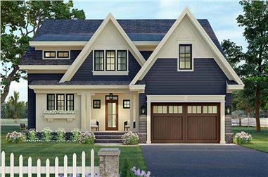 3-Bedroom, 2801 Sq Ft Cottage Home Plan - 165-1187 - Main Exterior