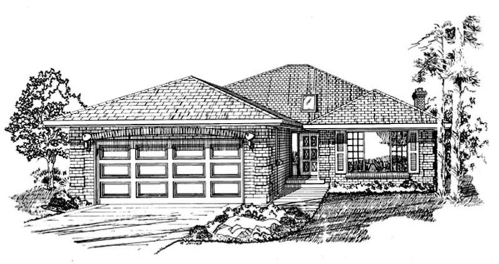 Main image for house plan # 7044