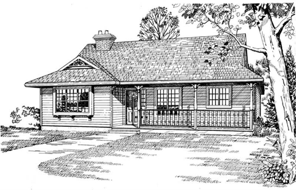 Main image for house plan # 7076