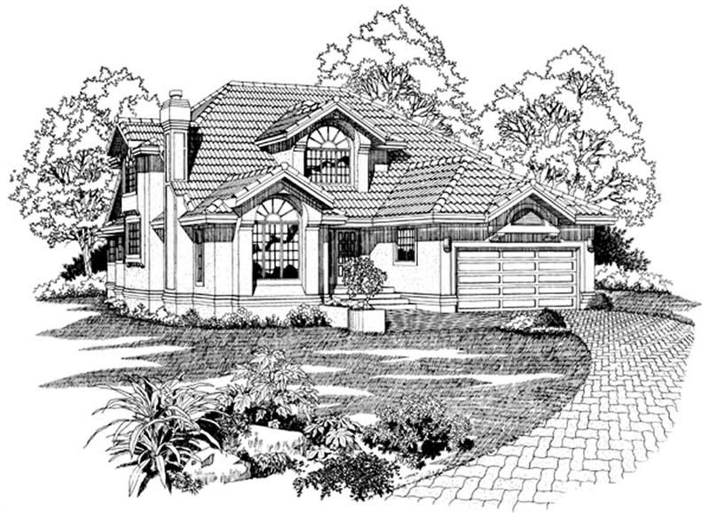 Main image for house plan # 7104