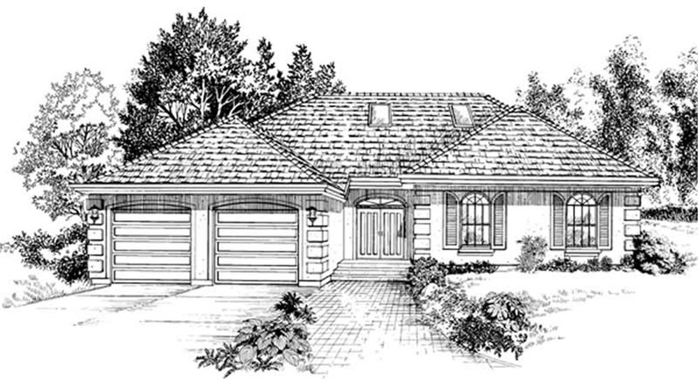 Main image for house plan # 7121