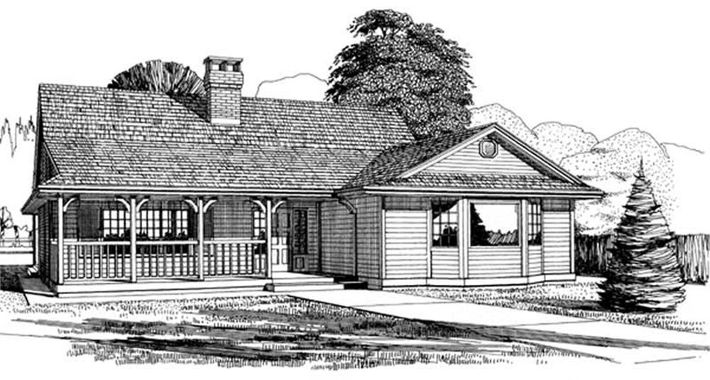 Main image for house plan # 7078