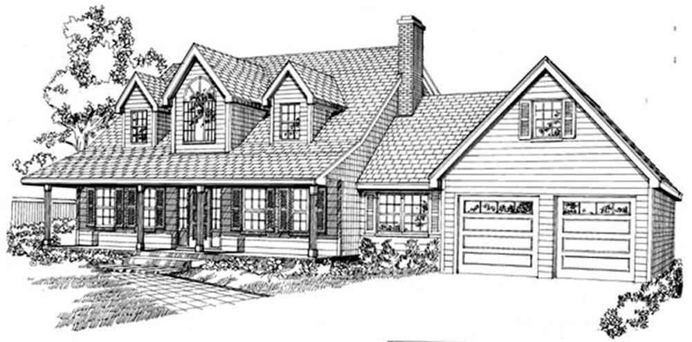 Main image for house plan # 7080