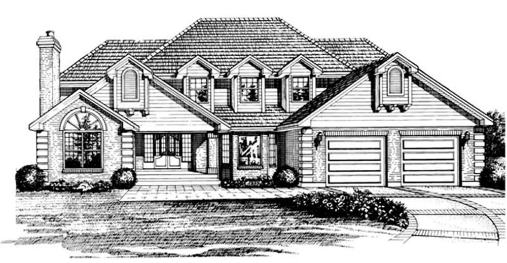 Main image for house plan # 7082