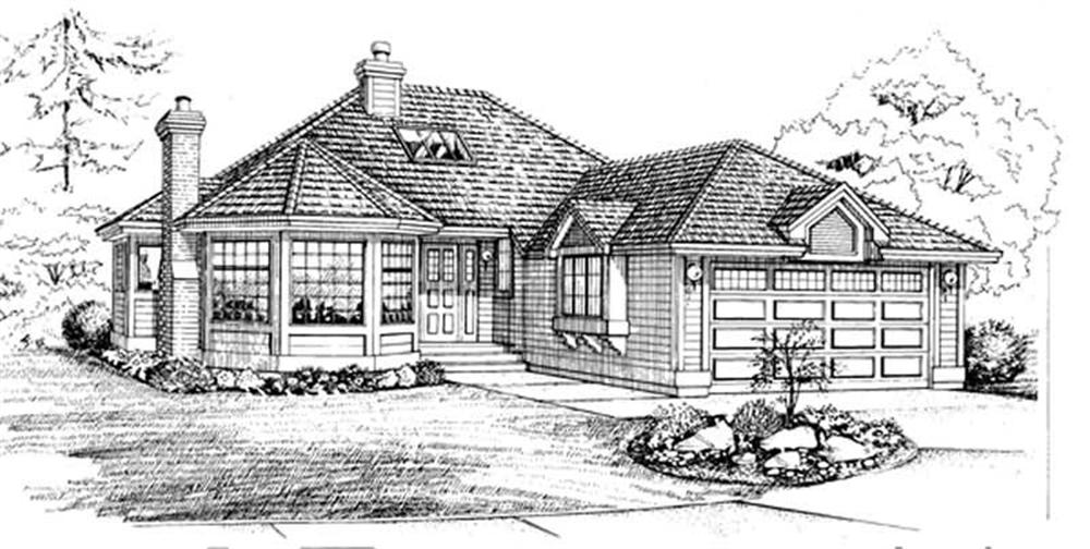 Main image for house plan # 7094