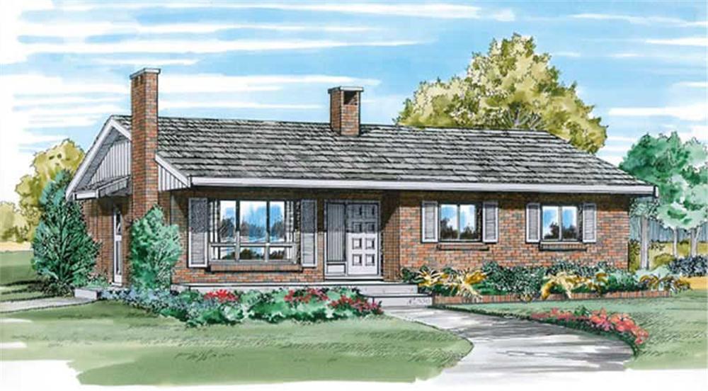 Main image for house plan # 7042