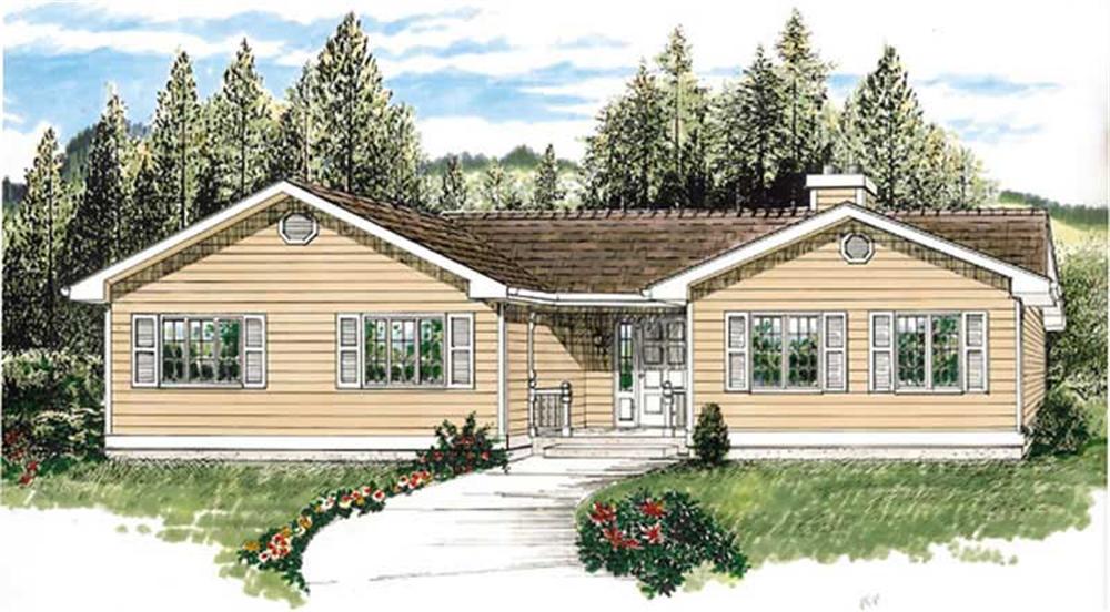 Small House Plans home (ThePlanCollection: Plan #167-1118)