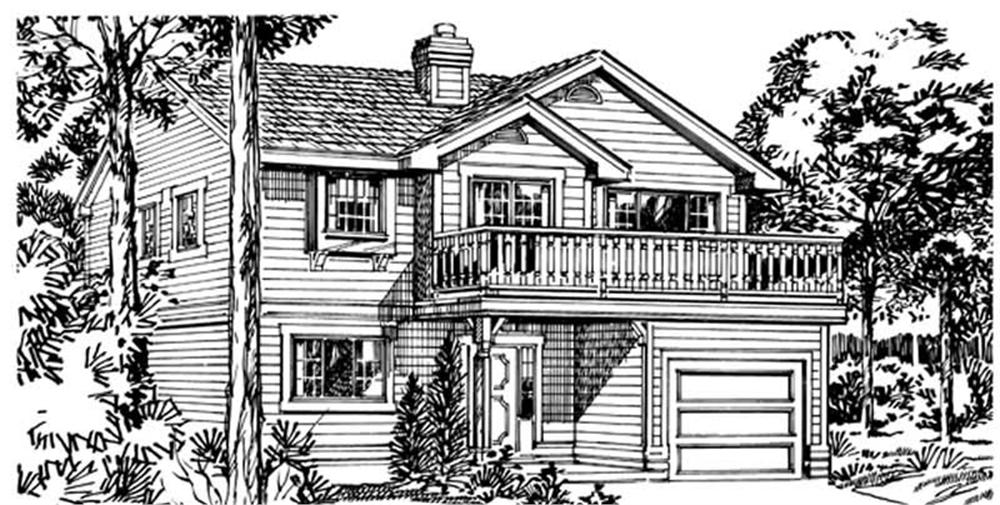 Main image for house plan # 7051