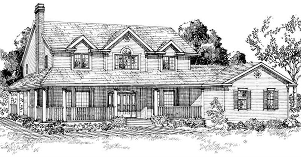 Main image for house plan # 7130