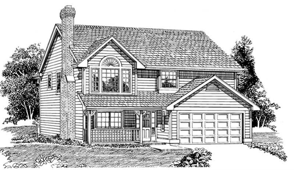 Main image for house plan # 7157