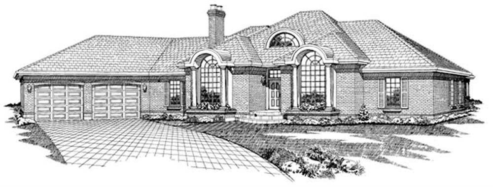 Main image for house plan # 7105