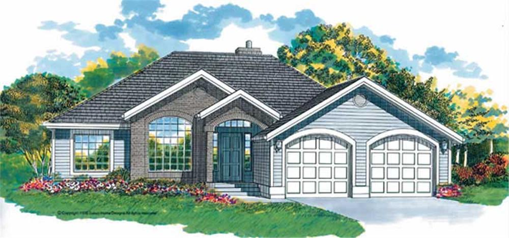 Main image for house plan # 7164