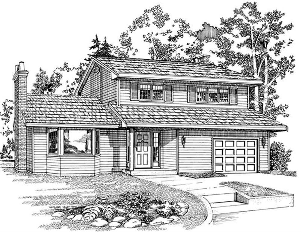 Small House Plans home (ThePlanCollection: Plan #167-1209)