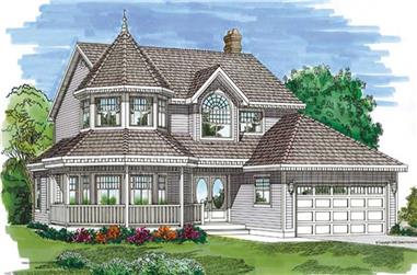 4-Bedroom, 2301 Sq Ft Country House Plan - 167-1248 - Front Exterior