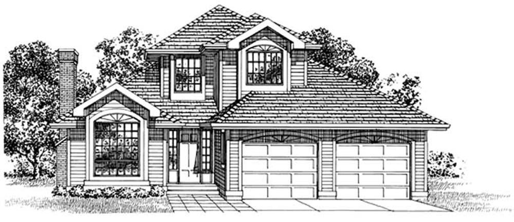 Main image for house plan # 7169