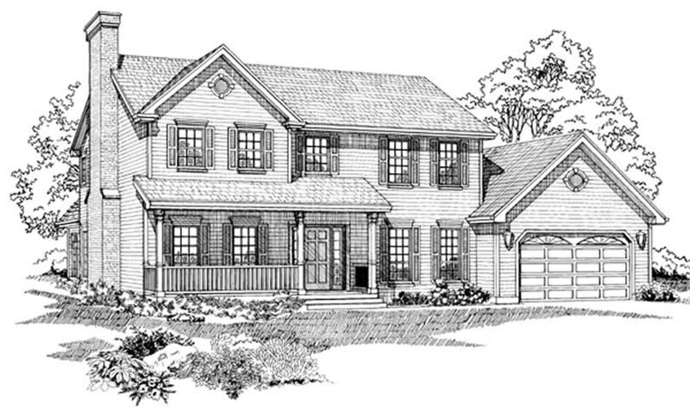 Main image for house plan # 7208