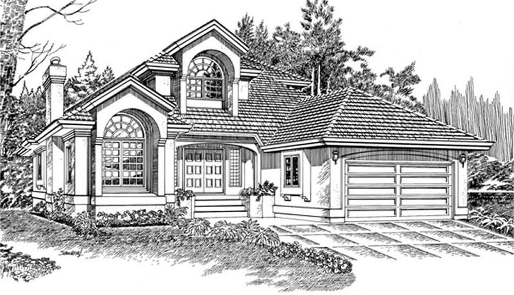 Main image for house plan # 7100