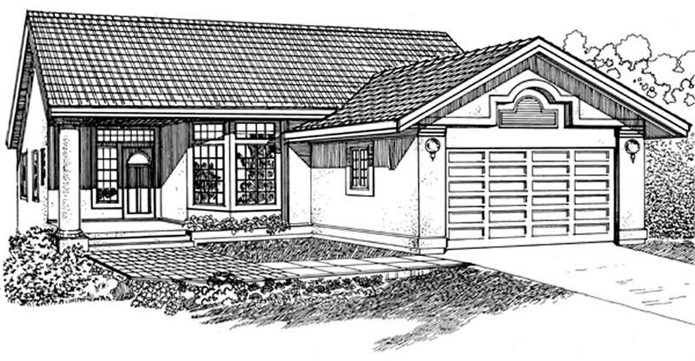Main image for house plan # 7111