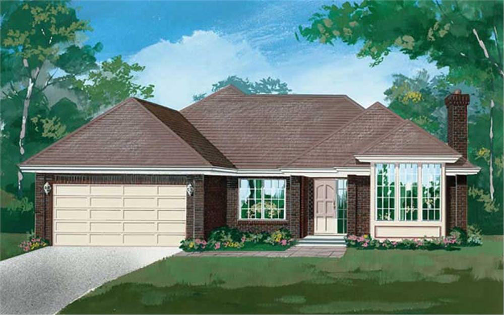 Main image for house plan # 6906