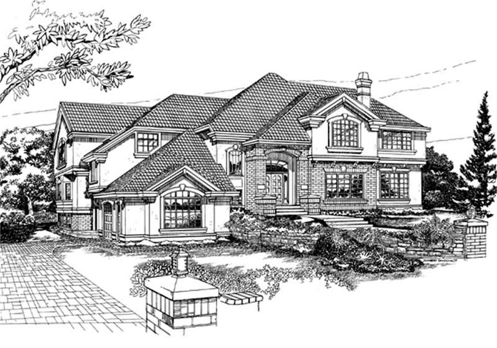 Main image for house plan # 7258