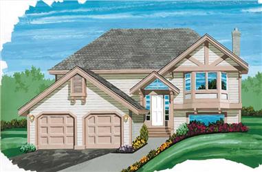 3-Bedroom, 1150 Sq Ft Small House Plans - 167-1380 - Front Exterior