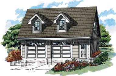 1-Bedroom, 588 Sq Ft Garage with Aparmtment - 167-1398 - Front Exterior