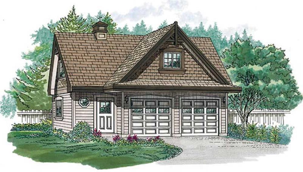 Main image for house plan # 7402